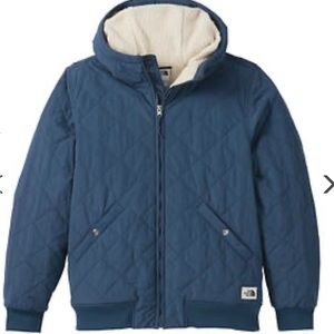 The North Face Men's Cuchillo
Insulated Full-Zip Hoodie; shady‎ blue XL